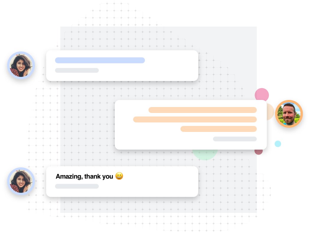Web chat between a customer and AnswerThePublic online support